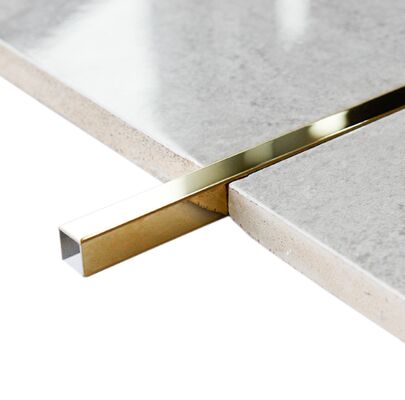 Specchio Premium Titanio Oro Acciaio Inossidabile U Channel Trim Per Decorazioni di Lusso.