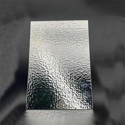 Prezzo buono Fabbricazione a mano di martello di tessitura 304 lamiera in acciaio inossidabile con doppia pellicola in PVC per uso decorativo in linea