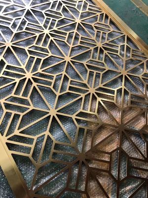 Prezzo buono ODM d'ottone antico del divisore del muro di separazione della stanza di acciaio inossidabile disponibile in linea