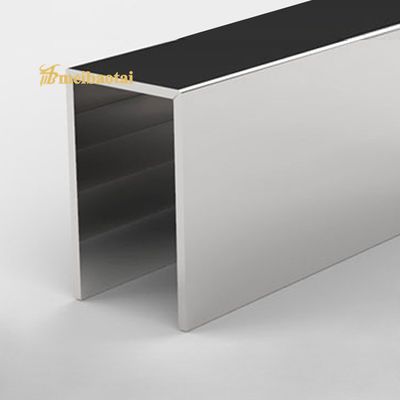 Prezzo buono Canale a U in acciaio inossidabile 304 con spessore di 0,65 mm e superficie a specchio per la protezione decorativa degli angoli in linea