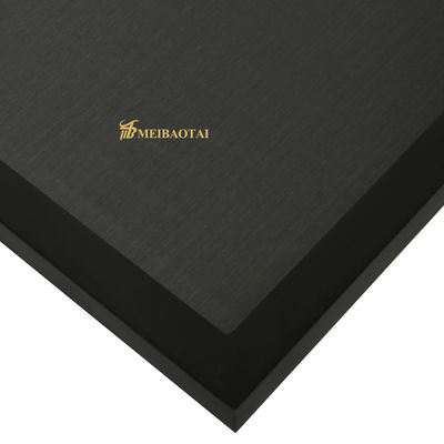Prezzo buono Lamiera in acciaio inossidabile spessore 0,55 mm con rivestimento PVD colorato e finitura spazzolata (hairline) 1219x2438 mm per pannelli murali in linea