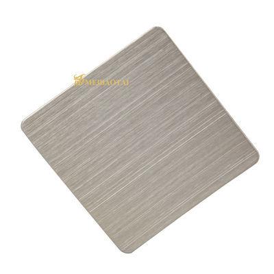 0.55mm Spessore Grigio Legno di acciaio inossidabile con materiale POSCO per applicazioni in cucina