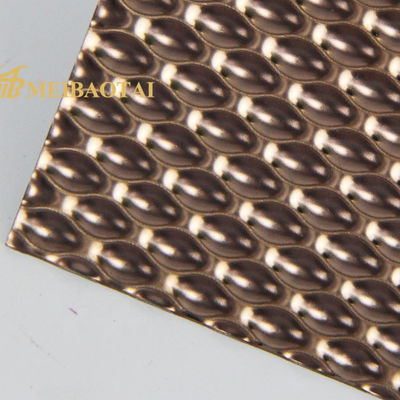 Prezzo buono JIS ha impresso lo strato di Rose Color Four Feet Decorative dello strato di acciaio inossidabile in linea