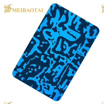 Prezzo buono Lamiera in acciaio inossidabile inciso con finitura PVD lucida SS201, spessore 0,65 mm, per decorazione murale in linea