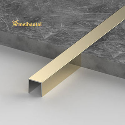 Prezzo buono Canale a U in acciaio inossidabile 304 con pellicola in PVC 7c e durezza HV200 per protezione decorativa in linea