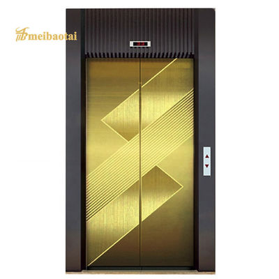 Lamiera in acciaio inossidabile con finitura spazzolata e rivestimento PVD dorato 1219x2438mm per ascensori