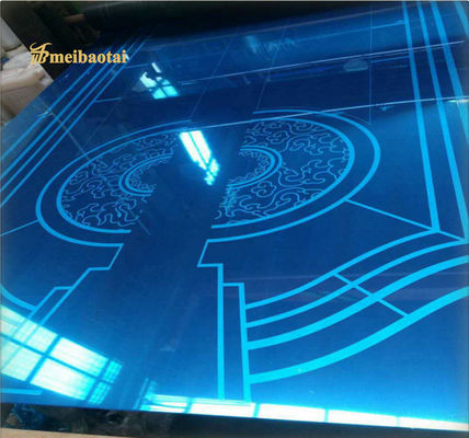 Prezzo buono Lo strato decorativo di acciaio inossidabile dell'elevatore incissione all'acquaforte dello specchio ha colorato la norma di AISI in linea