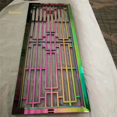 Prezzo buono Specchio Pvd colore in acciaio inossidabile divisore di stanza bordo del mulino lunghezza arbitraria in linea