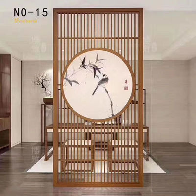 Prezzo buono PVD colore in acciaio inossidabile Divider a quadri decorazione alberghiera in linea