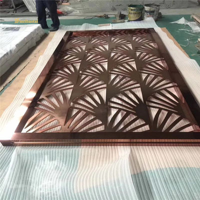 Prezzo buono Dimensione e forma personalizzabili divisore della stanza in acciaio inossidabile larghezza arbitraria in linea