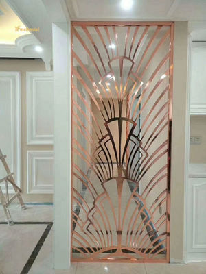 Prezzo buono Specchio Rose Gold Divider 200x300mm Taglio laser in linea