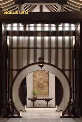 Prezzo buono Telegrama di bellezza all'ingrosso Salotto personalizzato Legno pieghevole divisori a doppio lato Decorazione della stanza in linea