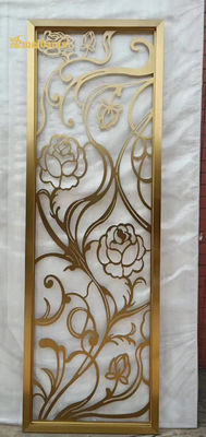 Prezzo buono Divisore di stanza in acciaio inossidabile specchio d'oro spessore 0,3-3,0 mm in linea