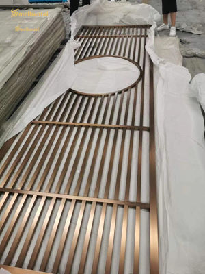 Prezzo buono MBT Color Hairline Divider in acciaio inossidabile Hotel Decorazione in linea