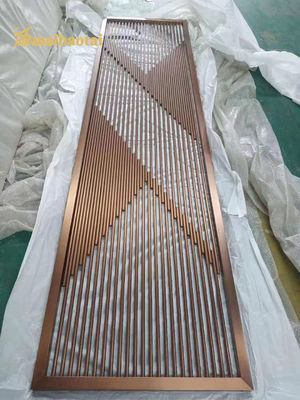 Prezzo buono Dimensioni personalizzabili In acciaio inossidabile Hotel Decorazione Divider Room 201 304 in linea