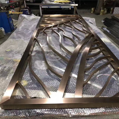 Prezzo buono Decorazione MBT Bronzo rame in acciaio inossidabile divisore della stanza 3,0 mm di spessore in linea