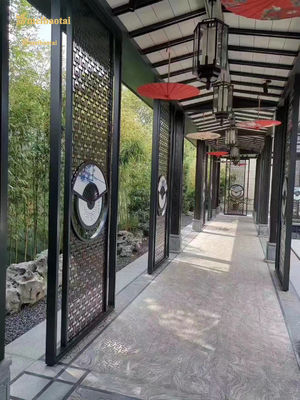 Prezzo buono I divisori della struttura del nero del metallo della linea sottile PVD hanno ricoperto la norma di BACCANO in linea