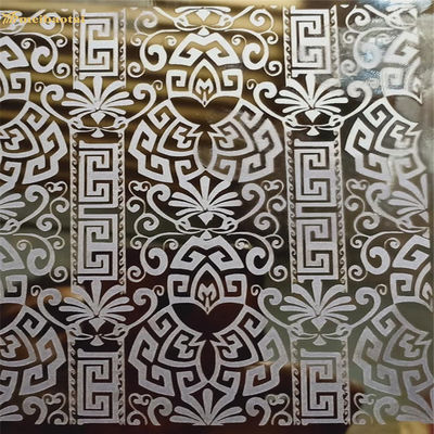 Prezzo buono Lastra in acciaio inossidabile 304 con finitura a specchio inciso 1219x2438mm per decorazione ascensori in linea