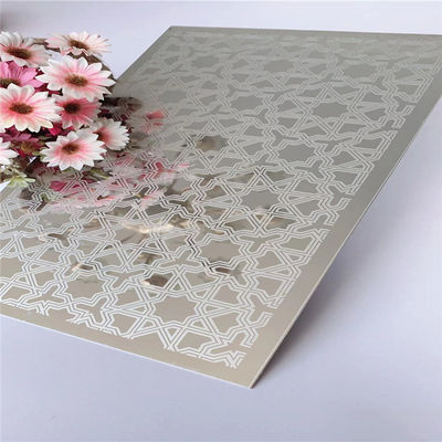 Prezzo buono Lastra in acciaio inossidabile personalizzata con finitura a specchio 4*8FT per decorazione ascensore in linea