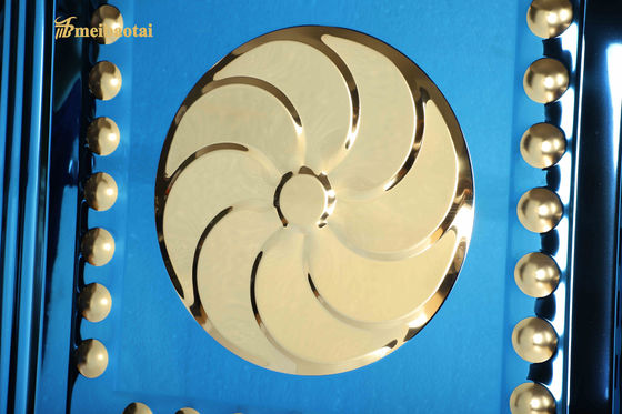 Prezzo buono Lamiera di acciaio inossidabile stampata con rivestimento color oro a specchio e spessore 0,65 mm per uso decorativo in linea