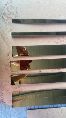 Spessore della disposizione 0.85mm del bordo di acciaio inossidabile di doratura di JIS