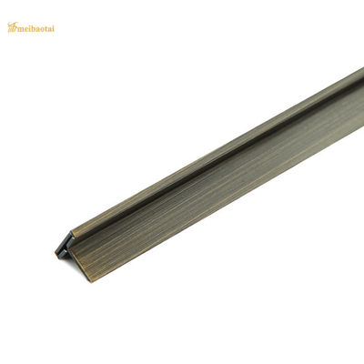 Norma antica della disposizione T10X2438mm ASTM delle mattonelle di acciaio inossidabile di colore di rame