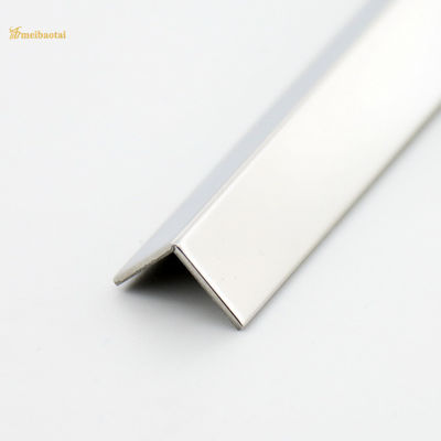 Prezzo buono 304 201 che le mattonelle di acciaio inossidabile sistemano la L specchio della scanalatura hanno finito decorativo in linea