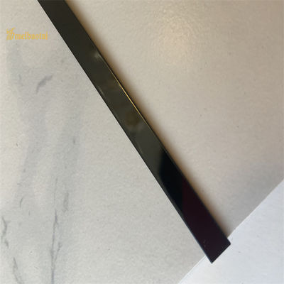 PVD nero rivestito in acciaio inossidabile 304 T-Shaped Tile Trim per profilo di metallo d'angolo