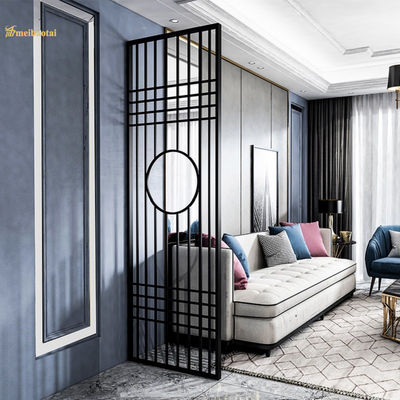 Prezzo buono 201 Acciaio inossidabile Nero PVD Rivestito Dimensione personalizzata Divider Metallico in linea