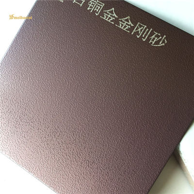 Buon prezzo Il bronzo di BACCANO ha sabbiato la forma piana dello strato decorativo di acciaio inossidabile in linea