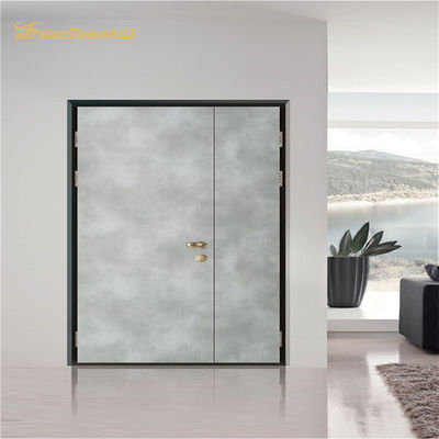 Prezzo buono Decorazione inossidabile della porta degli strati di colore dell'imitazione di legno del laminato bianco del grano in linea