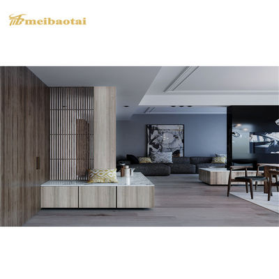 Prezzo buono Gli strati laminati inossidabili del grano di legno d'imitazione decorano la larghezza del bordo 1000mm della parete in linea