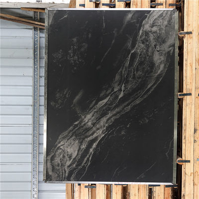 Prezzo buono L'acciaio inossidabile di colore di marmo del grano 201 304 riveste la decorazione 4X8FT della porta in linea